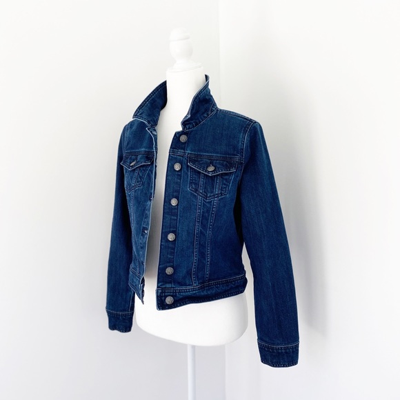 PrAna Organic Cotton Blend Jean Jacket Size Medium - Picture 2 of 8